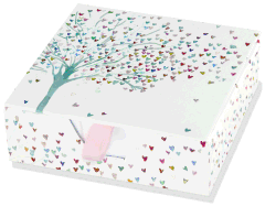 Tree of Hearts Desk Notes (Note Pad)