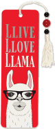 Llive Llove Llama Beaded Bookmark