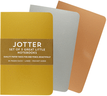 Foil Jotter Notebooks (set of 3)