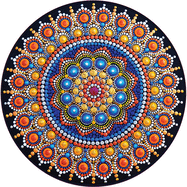 Peter Pauper Press Magical Mandala 1000 Piece Round Jigsaw Puzzle