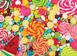 Peter Pauper Press All The Candy 500 Piece Jigsaw Puzzle