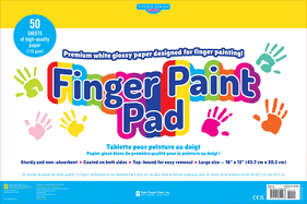 Studio Series Junior Finger Paint Pad (50 sheets, 18' x 12')