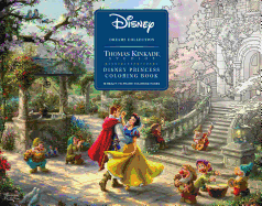 Disney Dreams Collection Thomas Kinkade Studios Disney Princess Coloring Poster Book