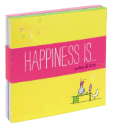 Happiness Is . . . Notes and Lists (Pocket Sized Notepads, Cheerful Pick-Me-Up Gift for Organization)