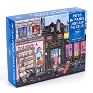 Pets in Paris 1,000-Piece Jigsaw Puzzle Illustrated by Carly Beck