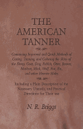 The American Tanner - Containing Improved and Quick Methods of Curing, Tanning, and Coloring the Skins of the Sheep, Goat, Dog, Rabbit, Otter, Beaver, ... a Plain Description of the Necessary
