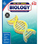 Carson Dellosa | The 100 Series: Biology Workbook | Grades 6- 12, Science, 128pgs