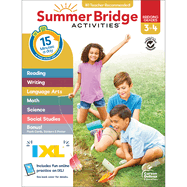 Summer Bridge Activities 3rd Grade Workbooks to 4th Grade Workbook, Math, Language Arts, Science, Social Studies & Fitness, 3rd Grade & 4th Grade Workbook With Flash Cards, Stickers, eBooks & More