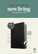 NLT Super Giant Print Bible, Filament Enabled Edition (Red Letter, LeatherLike, Black, Indexed)
