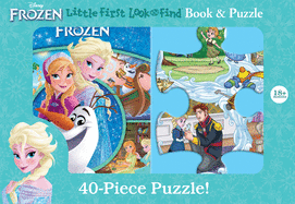Disney Frozen - Little First Look and Find Activity Book and 40-Piece Puzzle - PI Kids