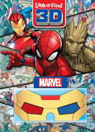 Marvel Spider-man, Avengers, Guardians of the Galaxy, and More! - 3D Look and Find Activity Book! - Iron Man 3D Glasses Included! - PI Kids