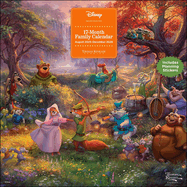 Disney Dreams by Thomas Kinkade Studios 17-Month 2025-2026 Family Wall Calendar