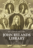 Bulletin of the John Rylands Library 97/1: Religion in Britain, 1660├óΓé¼ΓÇ£1900: Essays in Honour of Peter B. Nockles
