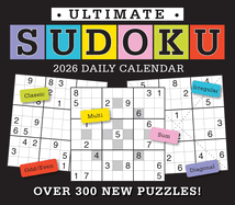 Ultimate Sudoku 2026 Daily Desk Calendar: Boxed Page-a-Day Puzzle Calendar with Day-to-Day Classic, Irregular, Multi, Odd/Even, Diagonal & Sum Variants