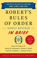 Robert's Rules of Order Newly Revised in Brief, 3