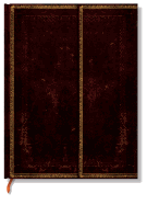 Black Moroccan Ultra Lined Hardcover Journal, 144pg, 120GSM by Paperblanks (Old Leather Collection)