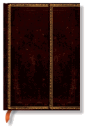 Black Moroccan Midi Lined Hardcover Journal, 144pg, 120GSM by Paperblanks (Old Leather Collection)