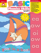 Evan-Moor Basic Phonics Skills for Grades 1-2, Level C, Teacher Reproducible Pages; Teaching Supplemental Workbook