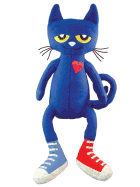 MerryMakers Pete the Cat Plush Doll, 28-Inch