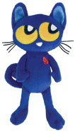 MerryMakers Pete the Kitty Plush Doll, 8.5-Inch
