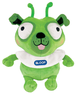 MerryMakers Bloop Plush Alien Pug, 8.5- Inch, Based on The Children's Book by Tara Lazar