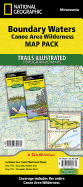 Boundary Waters Canoe Area Wilderness [Map Pack Bundle] (National Geographic Trails Illustrated Map)