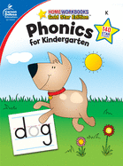 Carson Dellosa Phonics for Kindergarten Workbook├óΓé¼ΓÇ¥Writing Practice, Tracing Letters, Sight Words With Incentive Chart and Motivational Stickers (64 pgs)