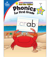 Carson Dellosa Phonics for First Grade Workbook├óΓé¼ΓÇóWriting Practice, Tracing Letters, Writing Words With Incentive Chart and Motivational Stickers (64 pgs) (Home Workbooks)
