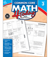 Carson Dellosa Common Core Math 4 Today Workbook├óΓé¼ΓÇ¥Reproducible 3rd Grade Math Workbook, Place Value, Geometry, Algebra Practice, Classroom or Homeschool Curriculum (96 pgs) (Common Core 4 Today)
