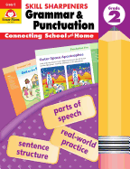 Evan-Moor Skill Sharpeners Grammar and Punctuation Grade 2, Full-Color Activity Book - Supplemental Homeschool Workbook