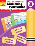 Evan-Moor Skill Sharpeners Grammar and Punctuation Grade 5, Full-Color Activity Book - Supplemental Homeschool Workbook