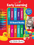 My Little Library: Early Learning - First Words (12 Board Books & Downloadable App!)