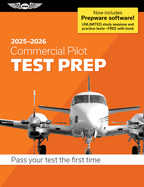 Commercial Pilot Test Prep 2025-2026: Paperback plus software├óΓé¼ΓÇópass your FAA exam (ASA Test Prep Series)