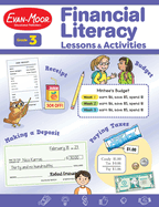 Evan-Moor Financial Literacy Lessons and Activities, Grade 3, Homeschool and Classroom Resource Workbook, Learn about Money, Earning, Paying, Buying, ... (Financial Literacy Lessons & Activities)