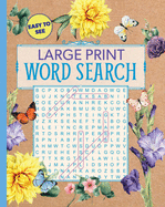 Large Print Floral Word Search (Large Print Puzzle Books)