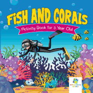 Fish and Corals Activity Book for 3 Year Old