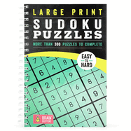 Large Print Sudoku Puzzles Green