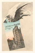 Vintage Journal Greetings from New York City, Carrier Pigeon (Pocket Sized - Found Image Press Journals)