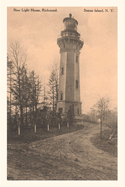 Vintage Journal Richmond Lighthouse, Staten Island (Pocket Sized - Found Image Press Journals)