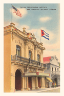 Vintage Journal Cuban Institute, Key West, Florida (Pocket Sized - Found Image Press Journals)