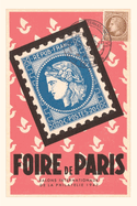 Vintage Journal French Philatelic Convention Poster (Pocket Sized - Found Image Press Journals)