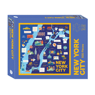 New York City Map: 500-Piece Jigsaw Puzzle