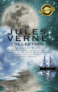 The Jules Verne Collection (5 Books in 1) Around the World in 80 Days, 20,000 Leagues Under the Sea, Journey to the Center of the Earth, From the ... Around the Moon (Deluxe Library Binding)