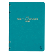 The Spiritual Growth Bible, Study Bible, NLT New Living Translation Holy Bible, Faux Leather Dark Teal