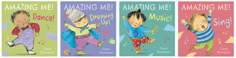 Amazing Me! Board Book Set of 4 (Social and Emotional Learning Sets)