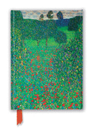 Gustav Klimt: Poppy Field Foiled Lined Journal