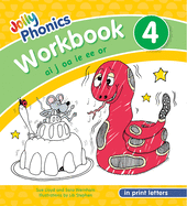 Jolly Phonics Workbook 4: In Print Letters (American English Edition) (Jolly Phonics Workbooks, Set of 1-7)