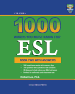 Columbia 1000 Words You Must Know for ESL: Book Two with Answers
