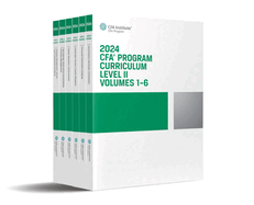 2024 CFA Program Curriculum Level II Box Set, Volumes 1 – 6 (Cfa ...