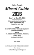 St. Joseph Missal Guide for 2026